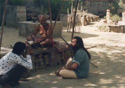 With H.H. Krishna Das Babaji