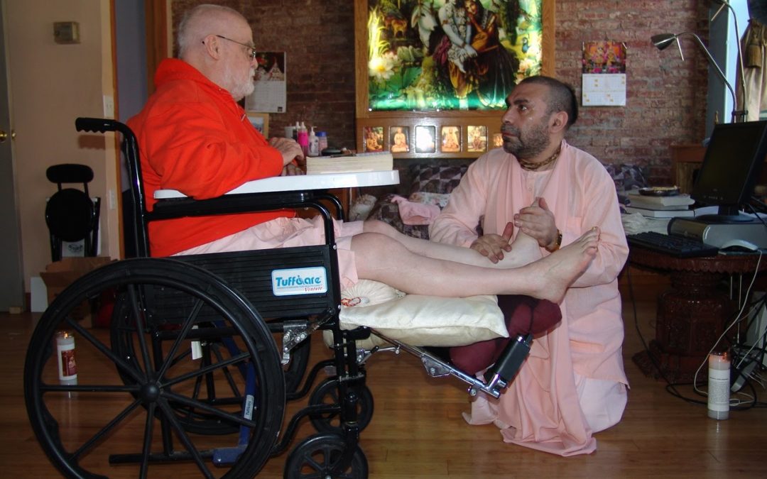 With Kirtanananda Swami