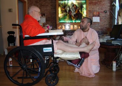With Kirtanananda Swami