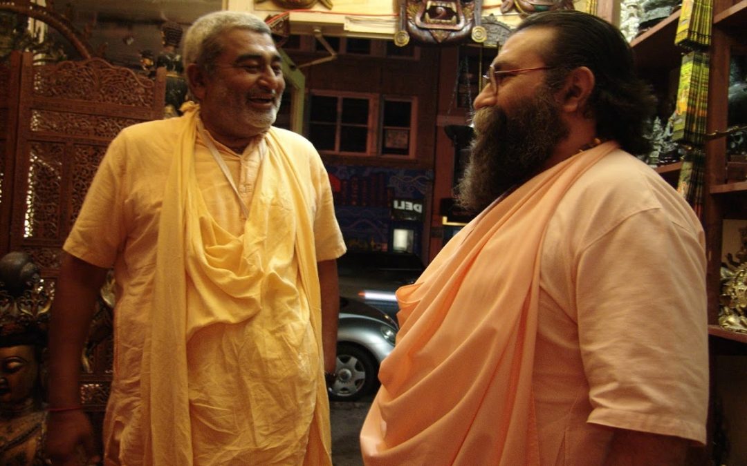 With H.H. Sadhu Maharaj