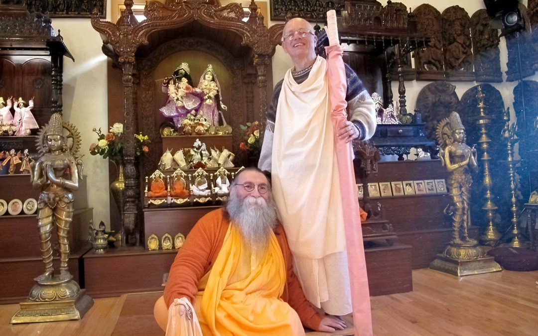 With H.D.G. Gurudev Atulananda Maharaj