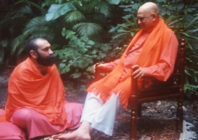 With H.H. Swami Jyotirmayananda