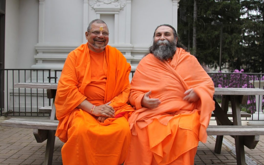 With H.H. Swami Pratyagbodhananda