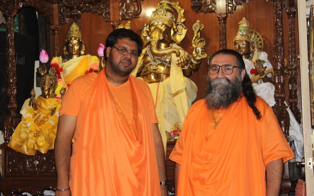 With H.H. Swami Bhakti Amrit Lila