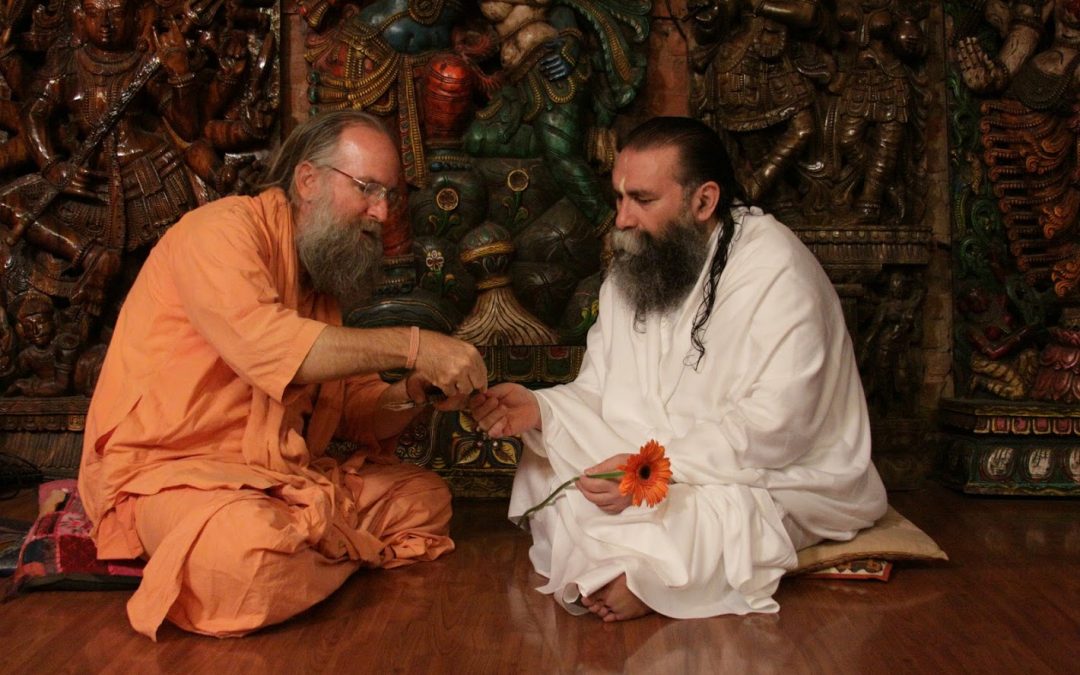 Prabhuji with H.H. Swami Mangalananda