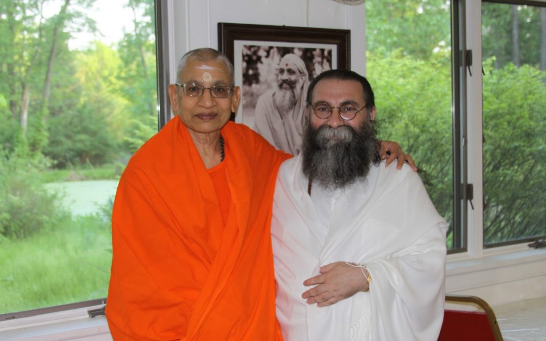 With H.H. Swami Viditatmananda- Arsha Vidya- 1
