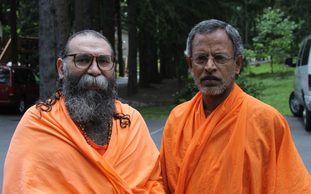 With H.H. Swamiji – Arsha Vidya Gurukulam
