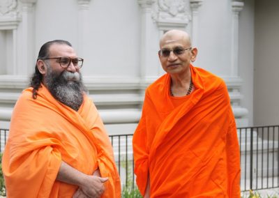 With H.H. Swami Viditatmananda- Arsha Vidya- 3