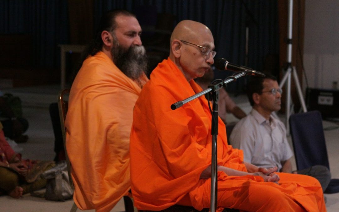 With H.H. Swami Viditatmananda – Arsha Vidya- 5