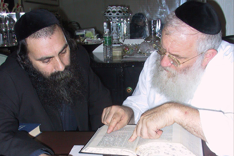 With Rabbi Eliezer Sandler