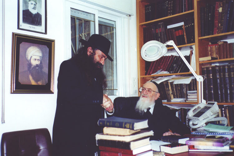 With Rabbi Mordechai Eliyahu ZT”L