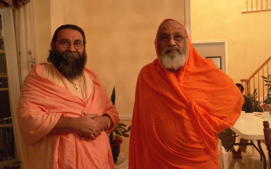 With H.H. Swami Dayananda