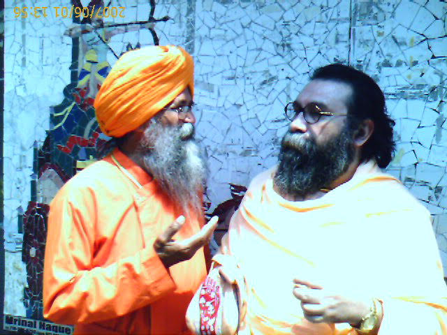 With H.H. Swamiji- Queens