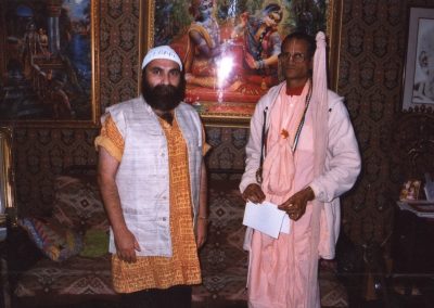 With H.H. Bhakti Purushotama Swami