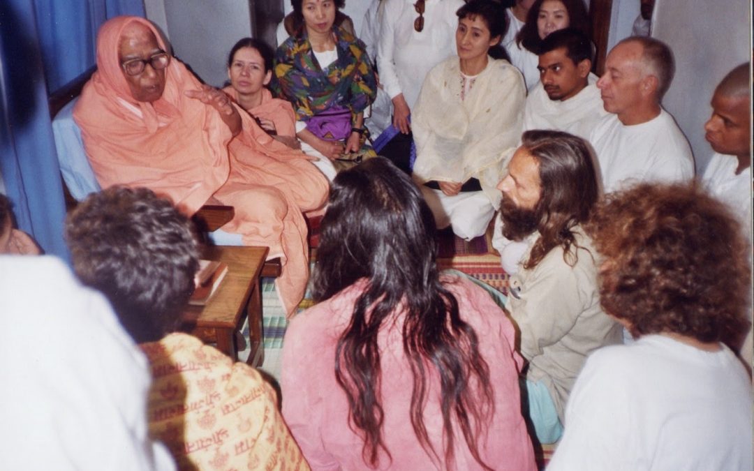 With H.H. Swami Krishnananda