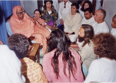 With H.H. Swami Krishnananda