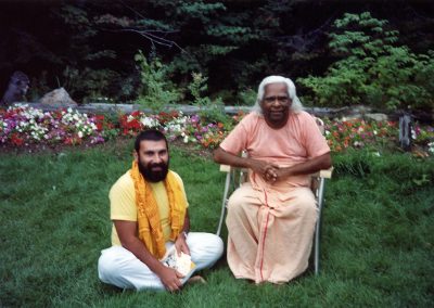 With H.H. Swami Vishnu Devananda