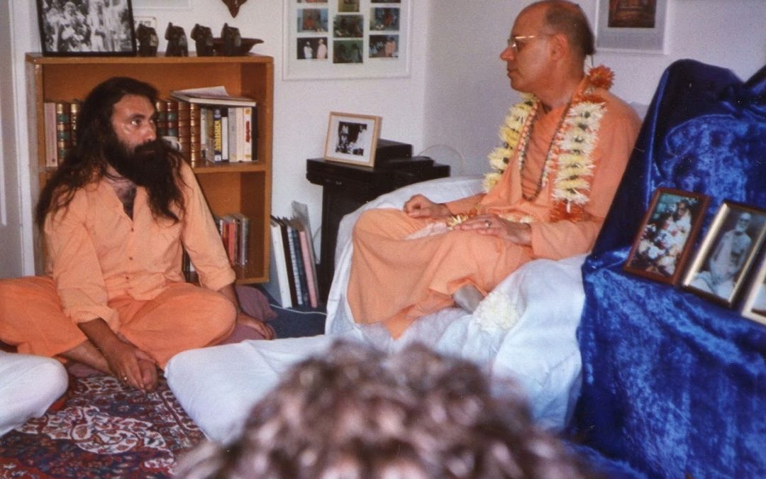 With H.H. Tamala Krishna Goswami