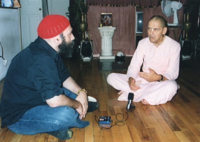 With H.H. Kapindra Swami