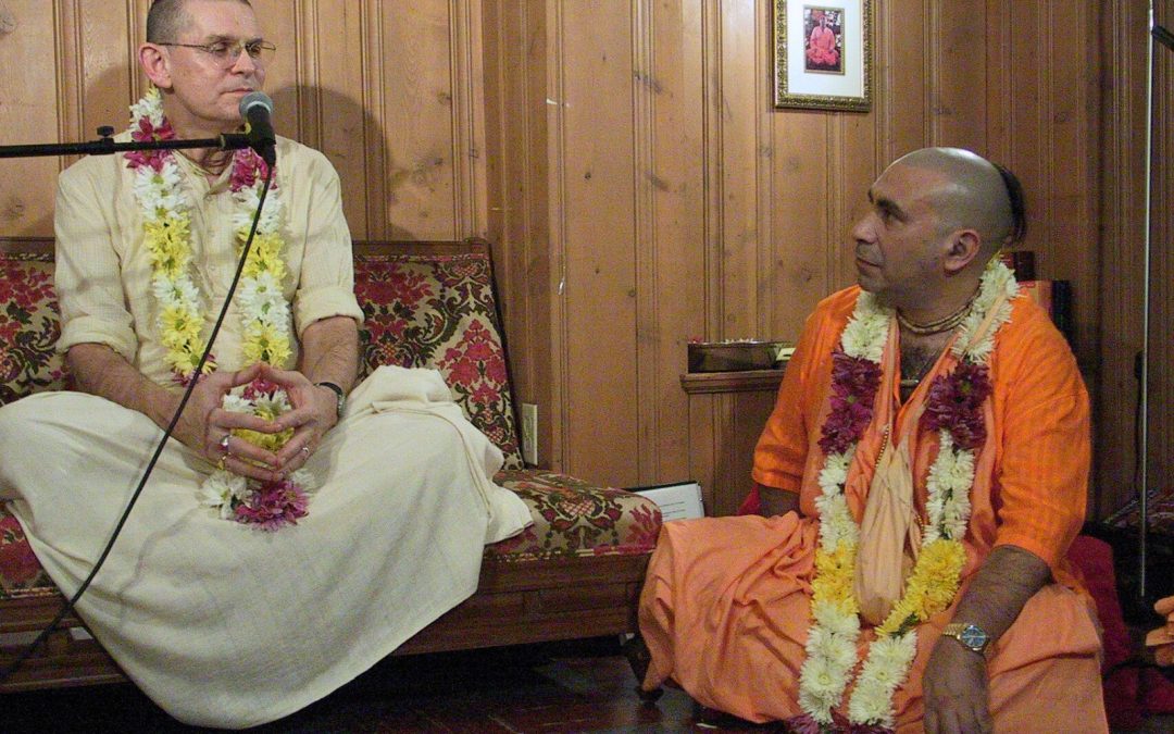 With Ravindra Svarupa Prabhu