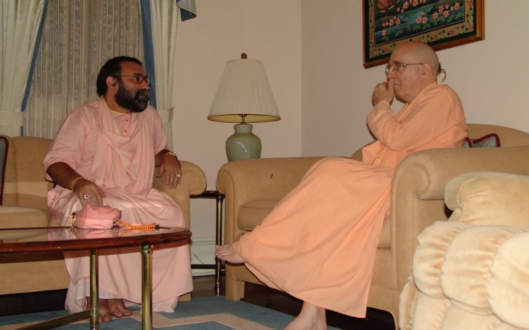 Prabhuji with H.H. Keshava Bharati Das Goswami